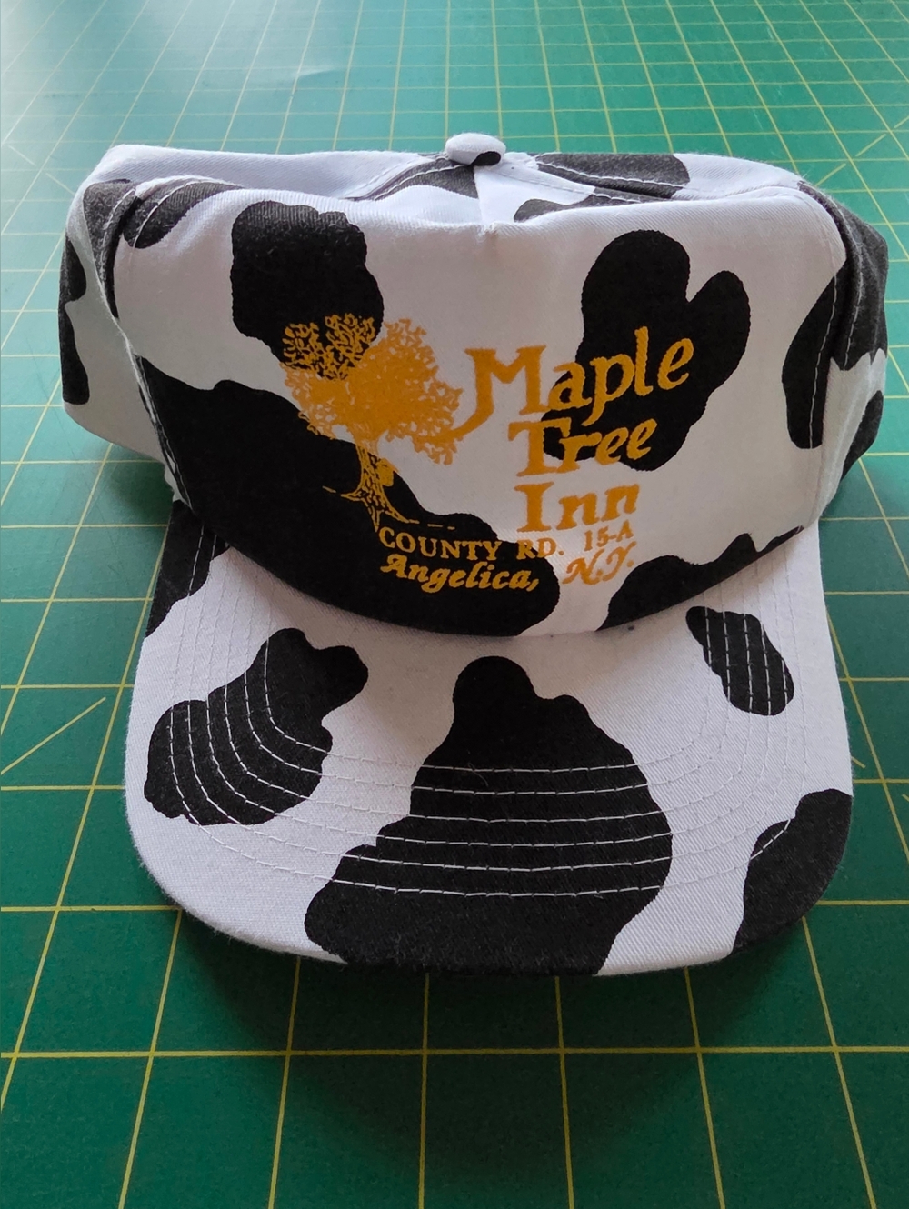Vintage | San Sun Cow Print Snapback Hat
